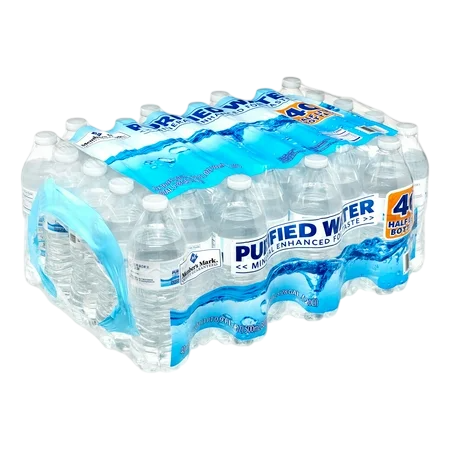Agua Embotellada Purificada Member’s Mark – Pack de 40 Botellas de 16.9 oz
