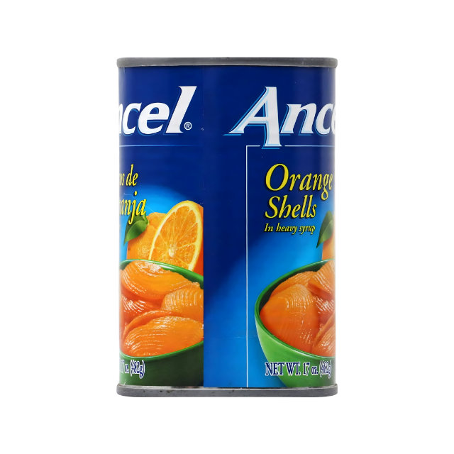 Ancel Cascos de Naranja en Almíbar Espeso – Lata 17 oz