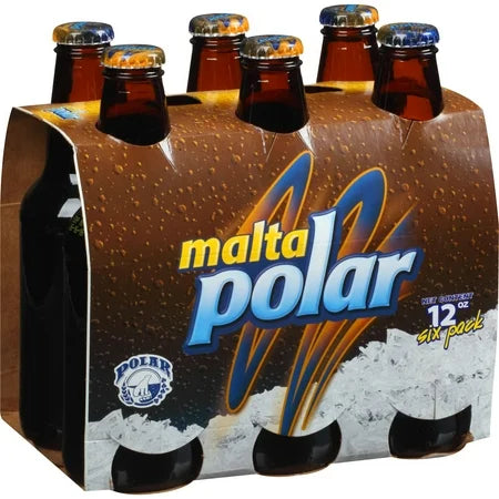 Malta Polar – Paquete de 6 Botellas (12 oz)