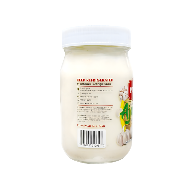 Pintón Ajonesa De Ajo (Alioli) – 14 Oz
