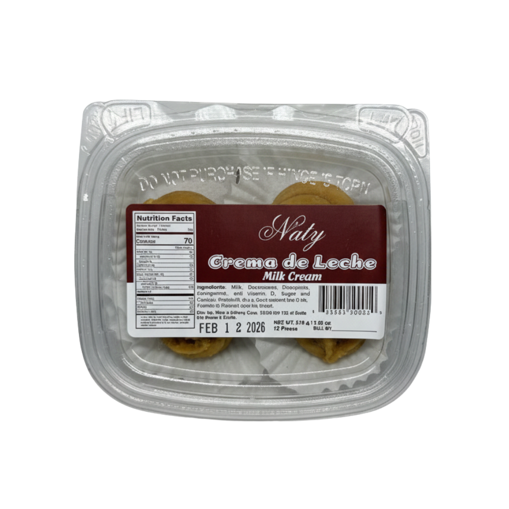 Crema de Leche Naty – 210 g (12 piezas)