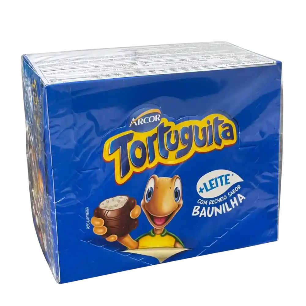 Tortuguita Chocolate con Leche Arcor – Relleno Sabor Vainilla