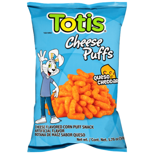 Totis Cheese Puffs Queso Cheddar | Botana de Queso Crujiente