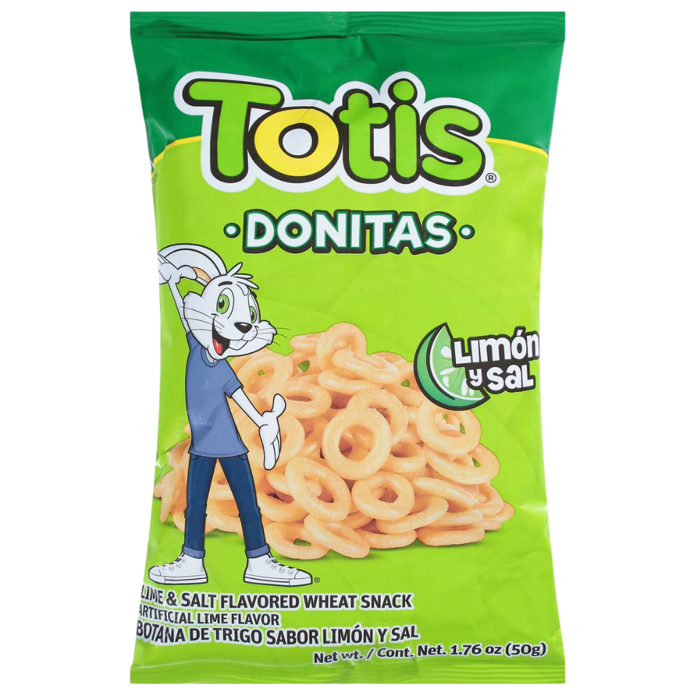 Totis Donitas Sal y Limón | Snack Mexicano Crujiente