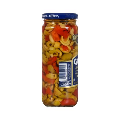 Goya Aceitunas para Ensalada Manzanilla con Pimientos – 9.5 oz