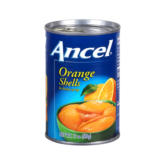 Ancel Cascos de Naranja en Almíbar Espeso – Lata 17 oz