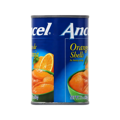 Ancel Cascos de Naranja en Almíbar Espeso – Lata 17 oz