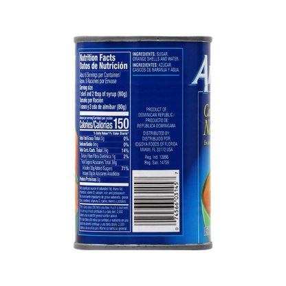 Ancel Cascos de Naranja en Almíbar Espeso – Lata 17 oz