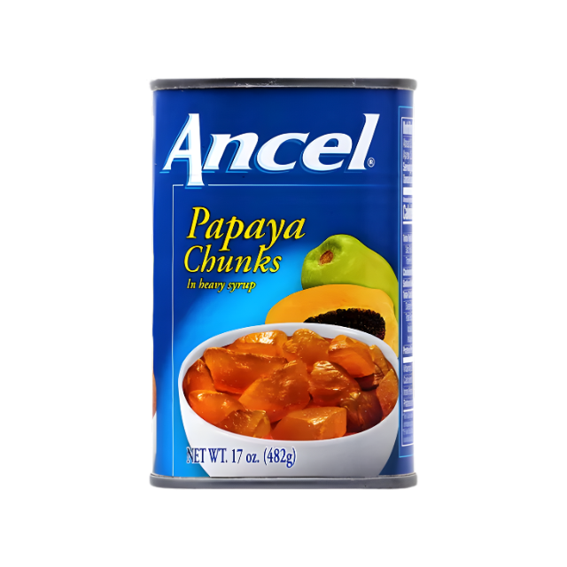 Ancel Trozos de Papaya en Almíbar Espeso – Lata 17 oz