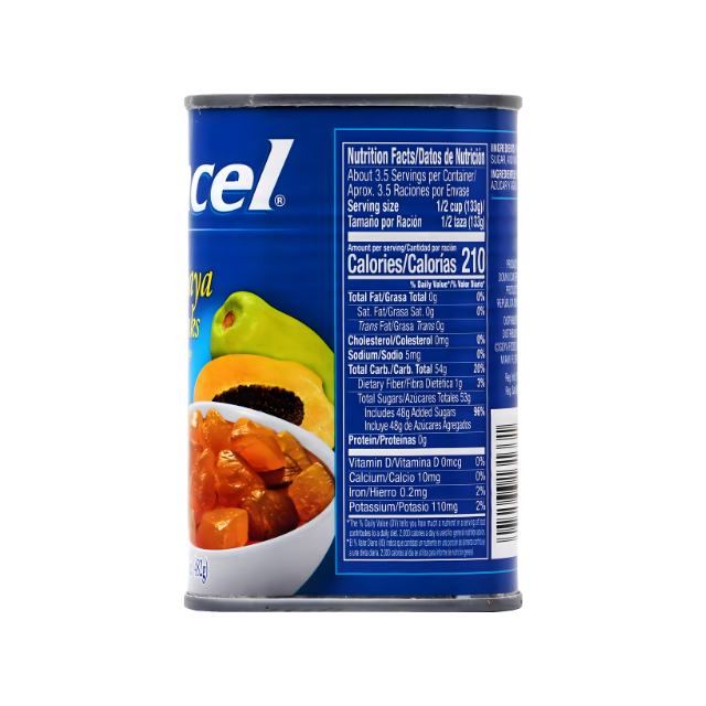 Ancel Trozos de Papaya en Almíbar Espeso – Lata 17 oz