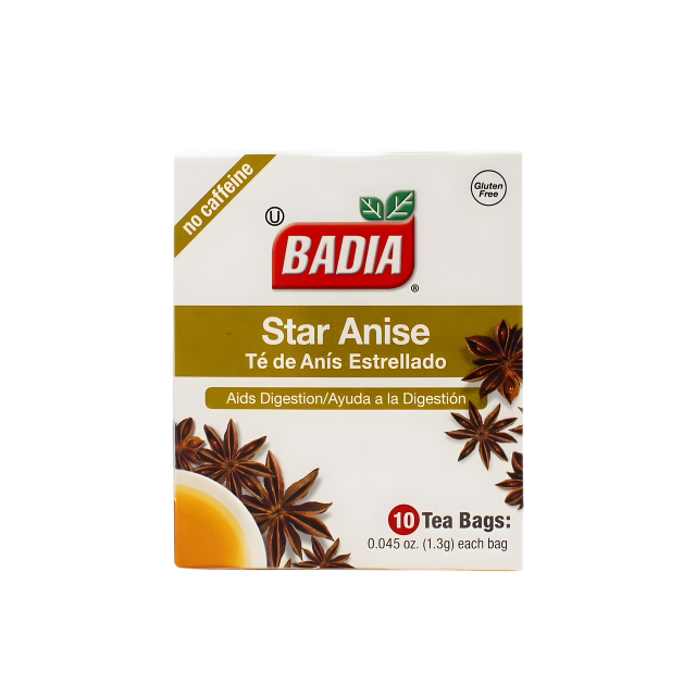Badia Bolsas de Té de Anís Estrellado – 10 Unidades
