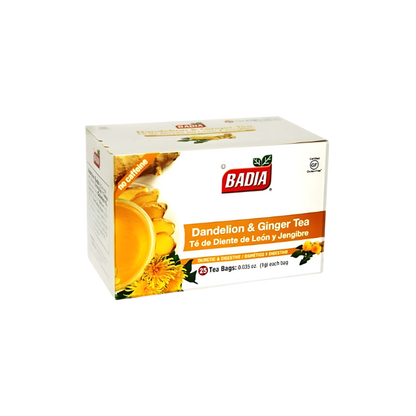 Té de Diente de León y Jengibre Badia – 25 Bolsitas