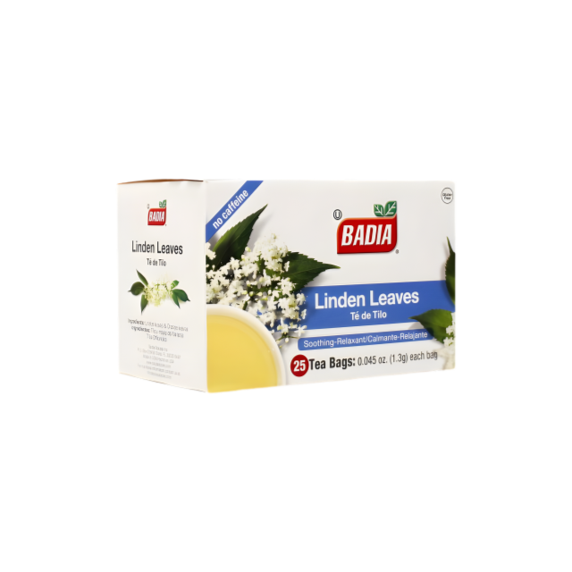 Badia Té de Hojas de Tilo Calmante – 25 Bolsas