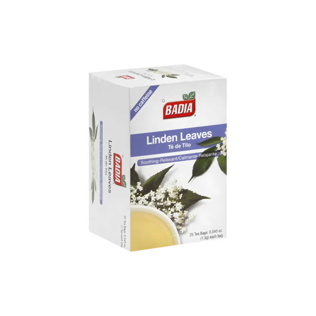 Badia Té de Hojas de Tilo Calmante – 25 Bolsas