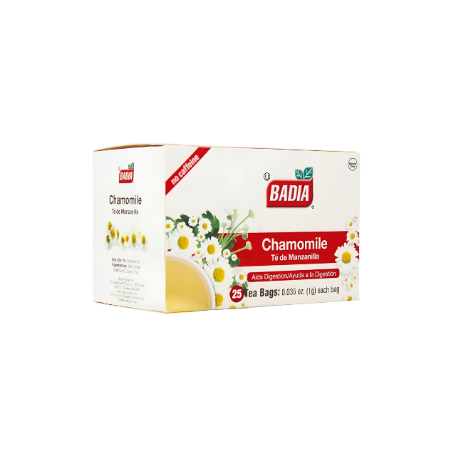 Badia Té de Manzanilla Natural – 25 Bolsitas