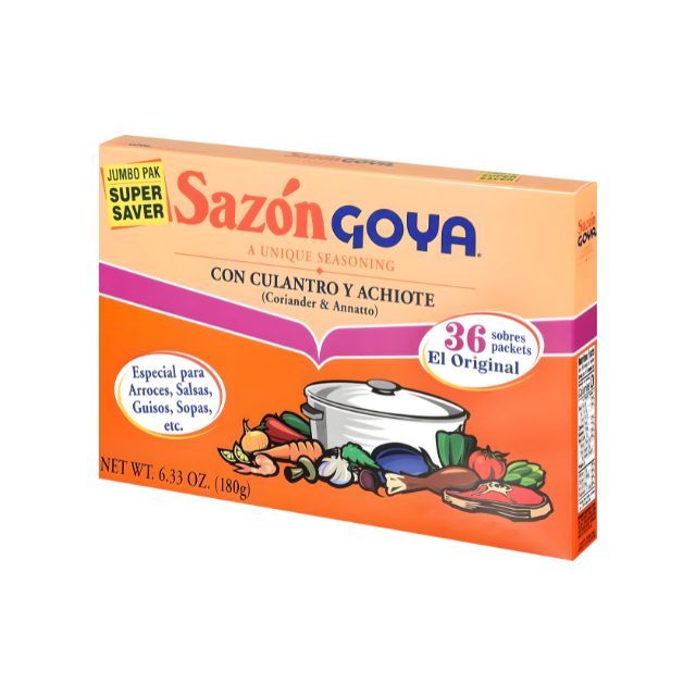 Goya Sazón Culantro y Achiote – Sazonador Latino 6.33 oz