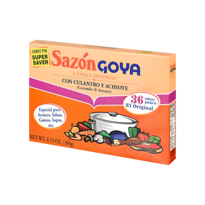 Goya Sazón Culantro y Achiote – Sazonador Latino 6.33 oz