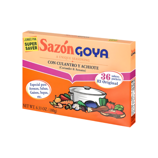 Goya Sazón Culantro y Achiote – Sazonador Latino 6.33 oz