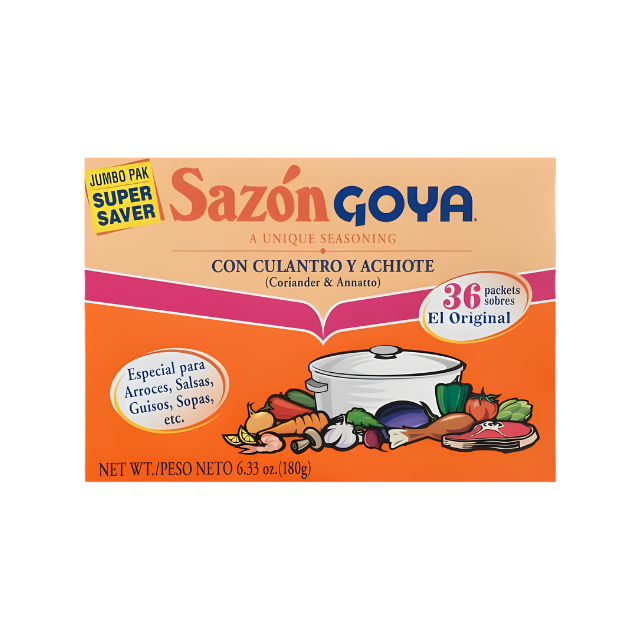 Goya Sazón Culantro y Achiote – Sazonador Latino 6.33 oz