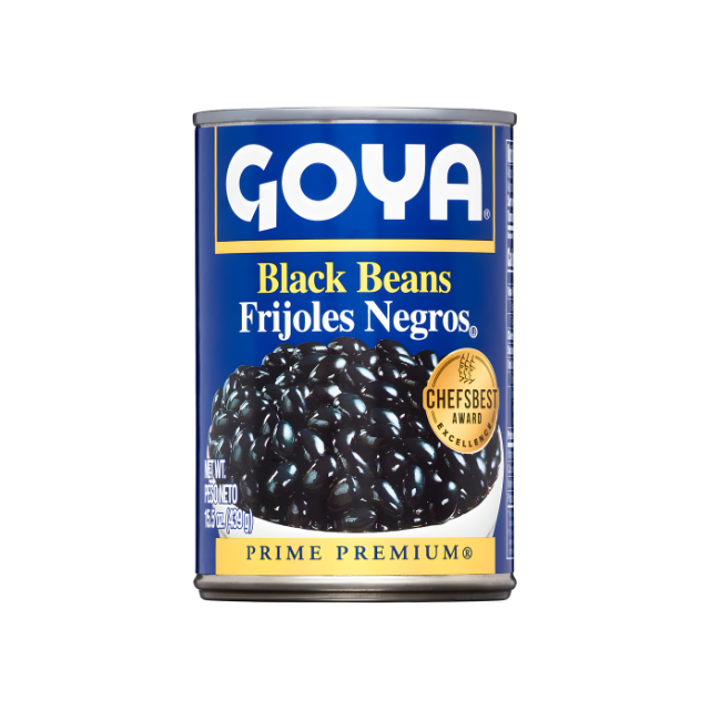 Goya Frijoles Negros con Sal – Lata 15.5 oz