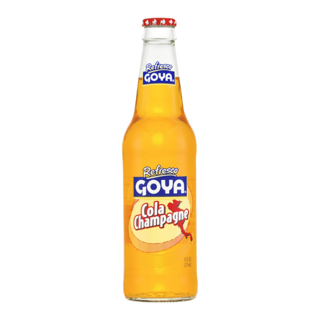 Goya Botella de Vidrio Cola Champán, 12 Fl Oz