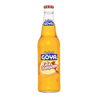 Goya Botella de Vidrio Cola Champán, 12 Fl Oz