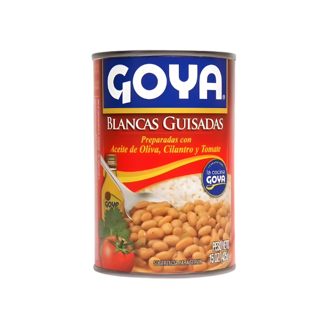 Goya Frijoles Blancos Guisados – Lata 15 oz