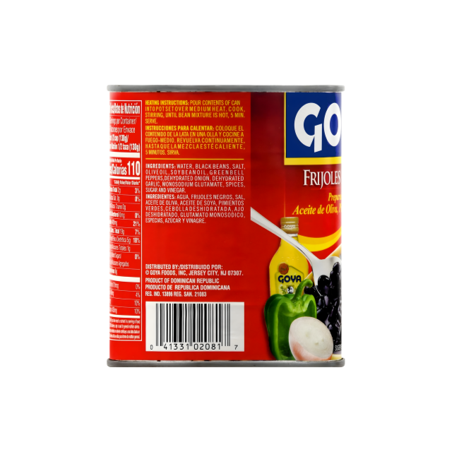 Goya Frijoles Negros Guisados – Lata 29 oz