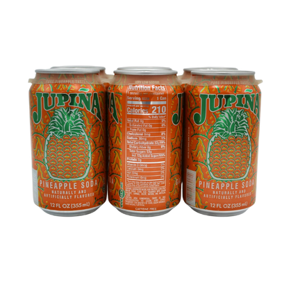 Jupiña – Refresco de Piña (6 latas de 12 oz)