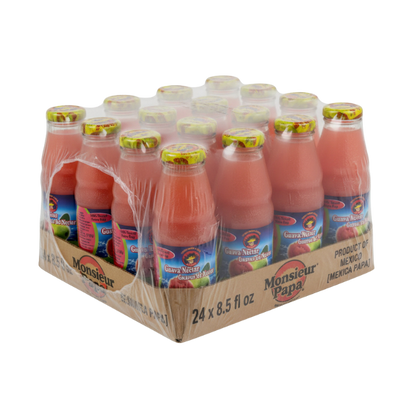 Caja Mounsier Papa Néctar de Guayaba 24 x 8.45 fl oz