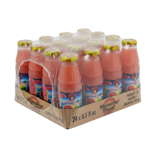 Caja Mounsier Papa Néctar de Guayaba 24 x 8.45 fl oz