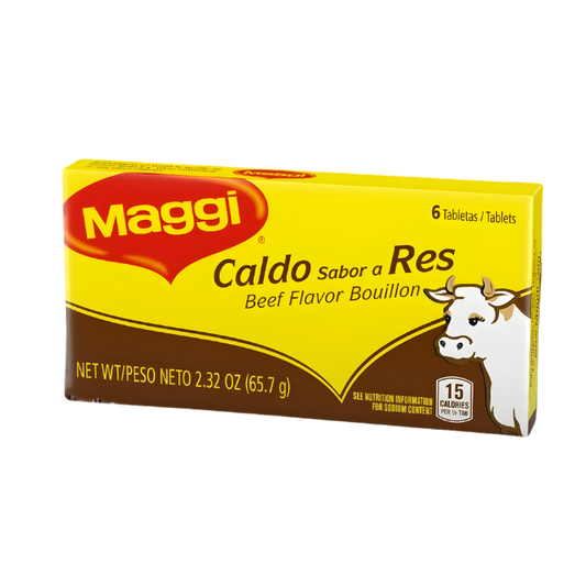 Maggi Caldo Sabor a Res – 6 Tabletas (2.32 oz)