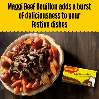 Maggi Caldo Sabor a Res – 6 Tabletas (2.32 oz)