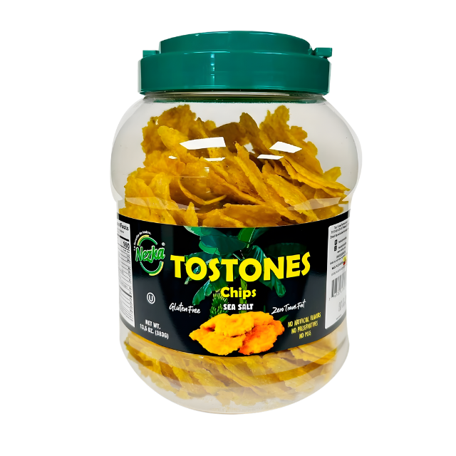 Nezka Tostones Chips de Plátano Verde – 13.5 oz