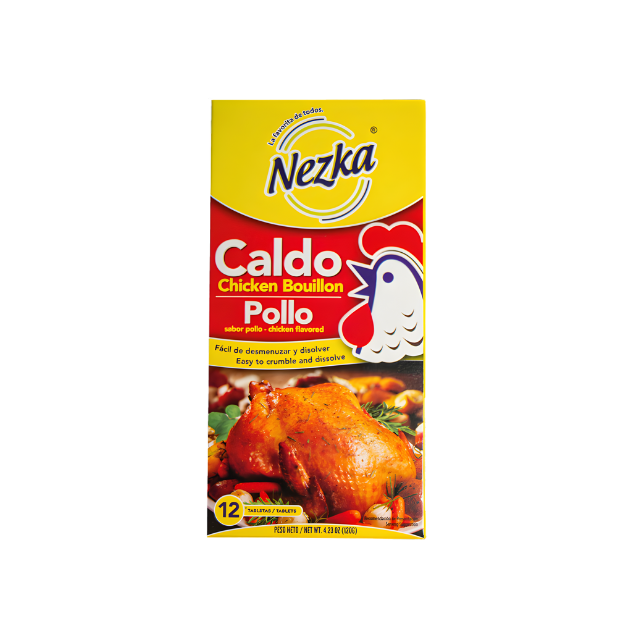 Nezka Caldo de Pollo en Cubitos 12 Pk – 120 g