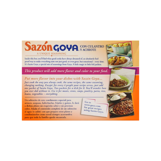 Goya Sazón Culantro y Achiote – Condimento Latino 3.52 oz