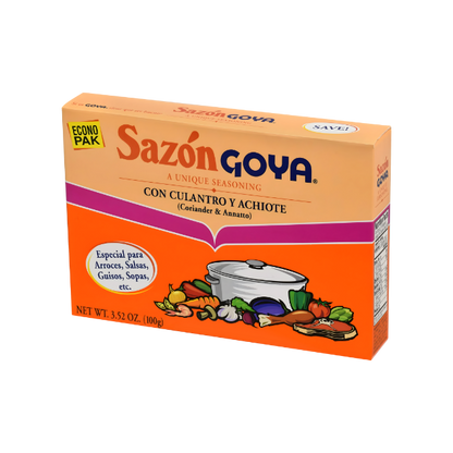Goya Sazón Culantro y Achiote – Condimento Latino 3.52 oz
