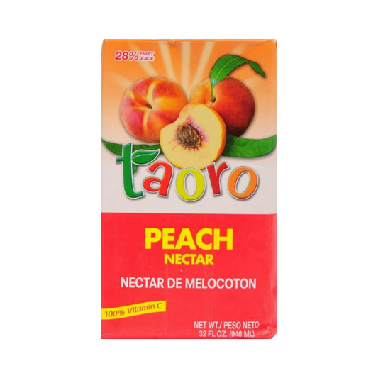 Taoro Peach Nectar – 32 fl oz (Néctar de Melocotón)