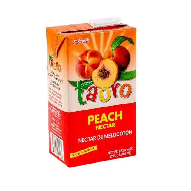Taoro Peach Nectar – 32 fl oz (Néctar de Melocotón)