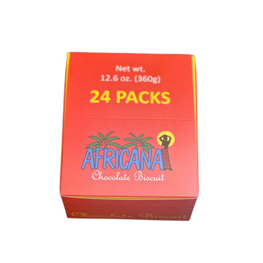 Galletas Africana Cubiertas de Chocolate – Pack 24 Unidades (360 g)