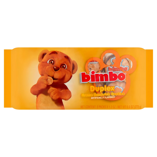 Galletas Sándwich Duplex Bimbo | Vainilla y Chocolate (8 Packs)