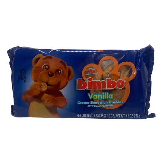 Galletas Sándwich de Crema de Vainilla Bimbo | 9.6 oz (8 Packs)