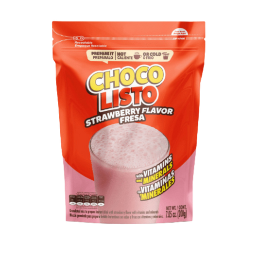 Choco Listo Sabor Fresa – Bebida Instantánea en Polvo 200 g