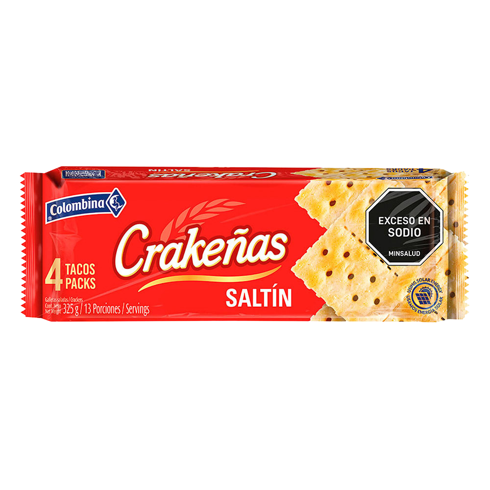 Crakeñas Saltín Colombina – Galletas Saladas Crocantes