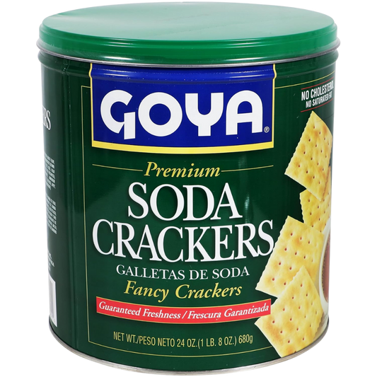 Goya Premium Soda Crackers | Galletas de Soda Saladas