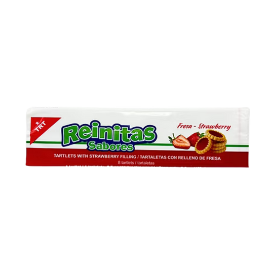 Reinitas Sabores Fresa – Tartaletas Rellenas 5.3 oz (150 g)