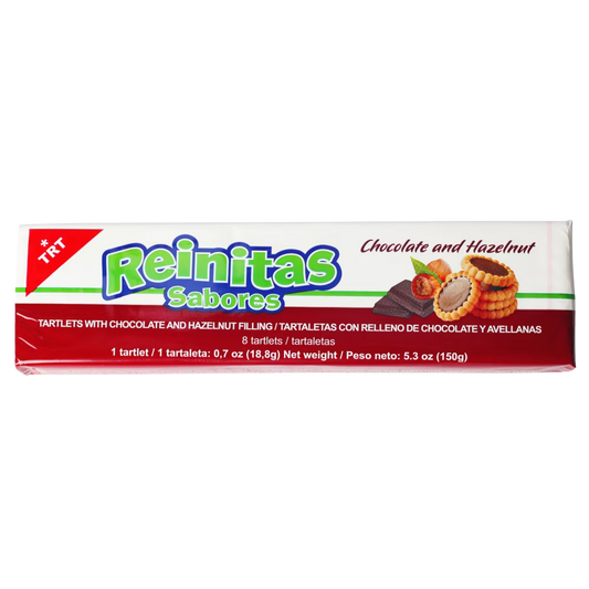 Reinitas Chocolate & Avellana – Tartaletas Rellenas 5.3 oz (150 g)