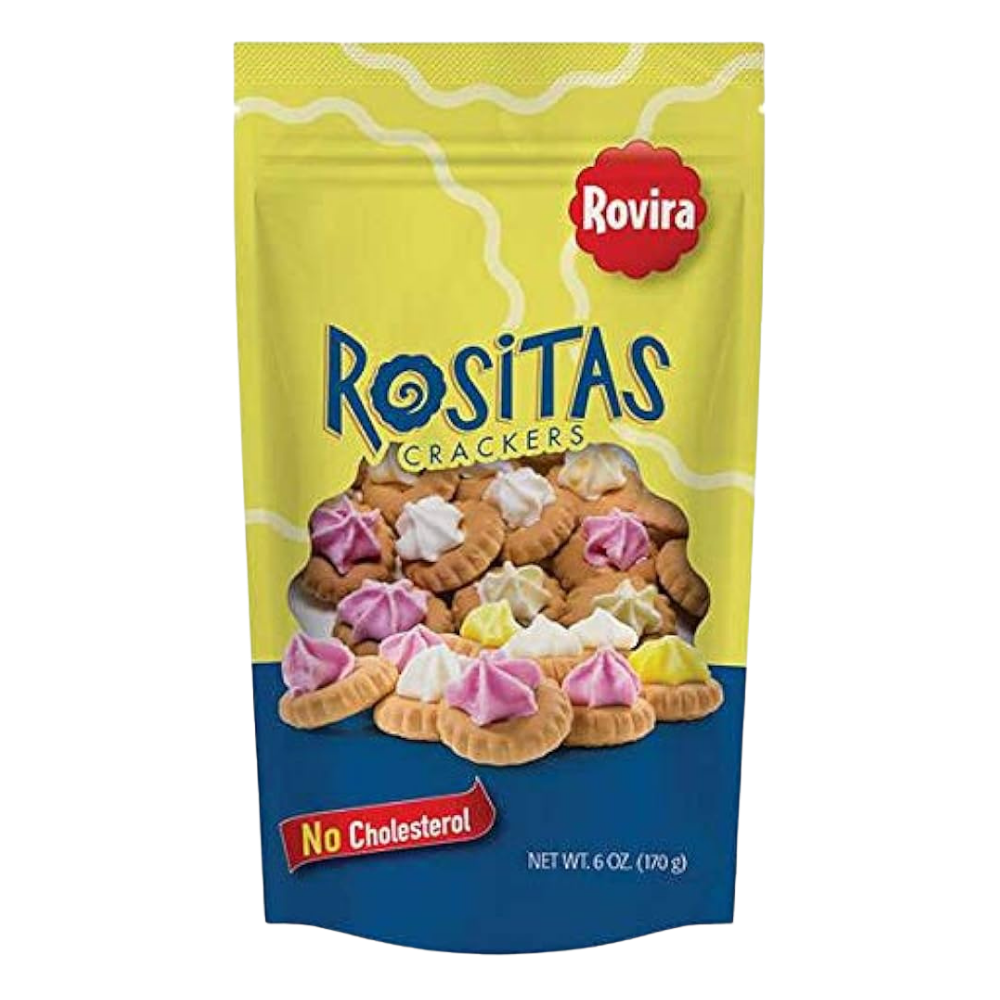 Galletas Rositas Rovira | Galletas Dulces con Glaseado 6 oz