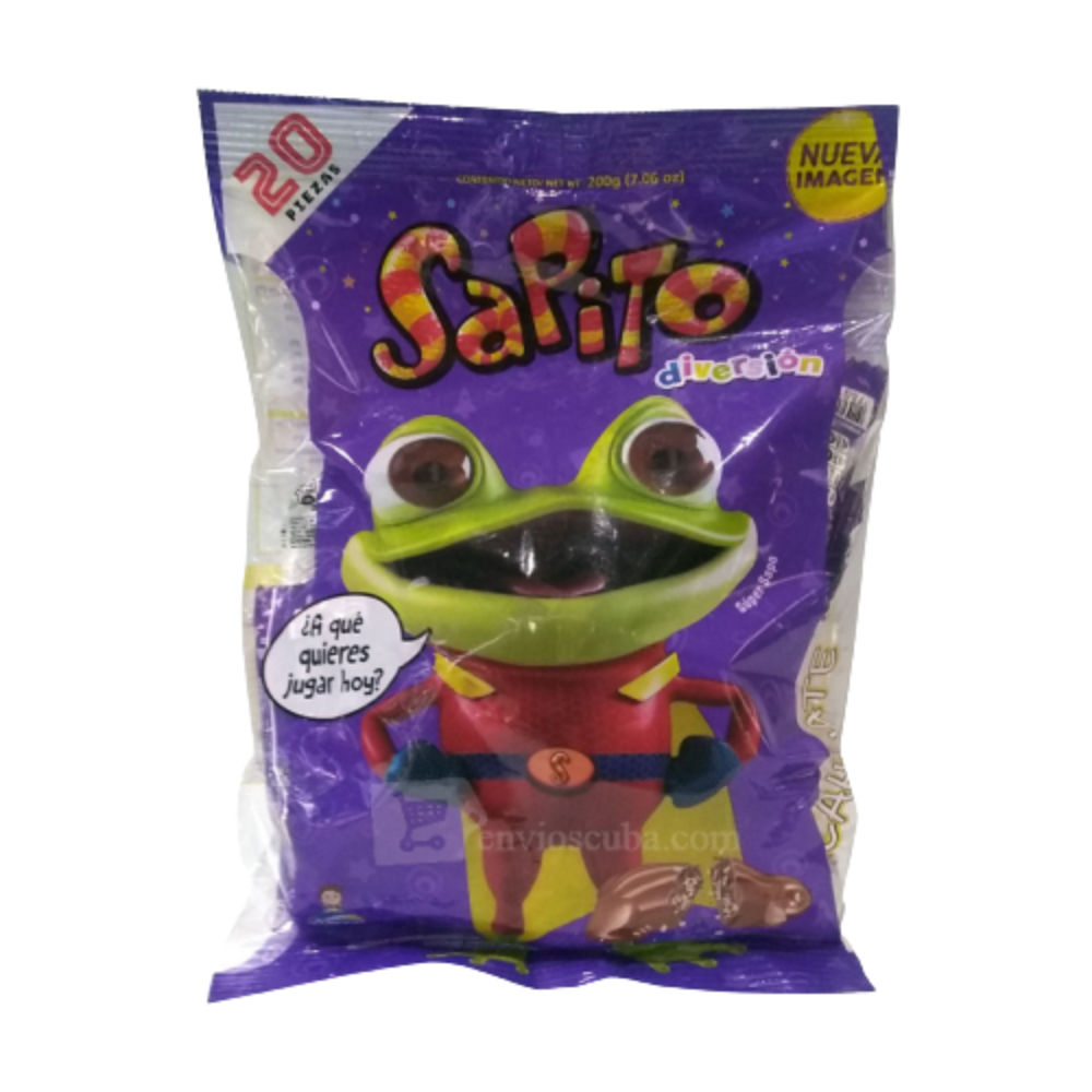Chocolate Sapito Arcor Relleno de Maní – Pack 20 piezas